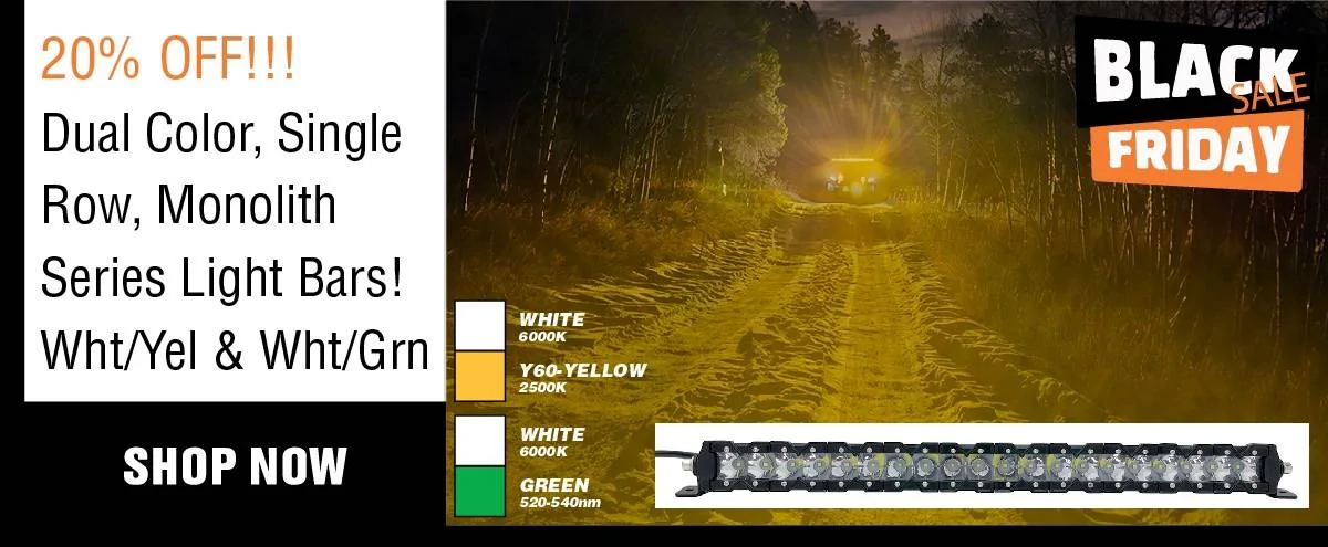 Jeep Gladiator Quake LED's Weeklong Black Friday 20% Off Super SALE is Live TODAY! BF24_Email Products-29