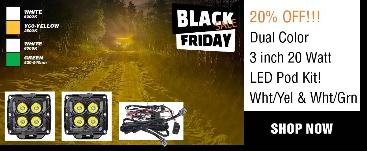 Jeep Gladiator Quake LED's Weeklong Black Friday 20% Off Super SALE is Live TODAY! BF24_Email Products-39