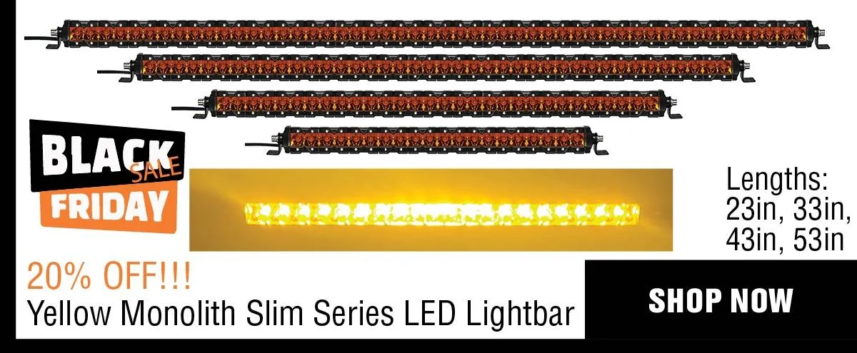 Jeep Gladiator Quake LED's Weeklong Black Friday 20% Off Super SALE is Live TODAY! BF24_Email Products-130