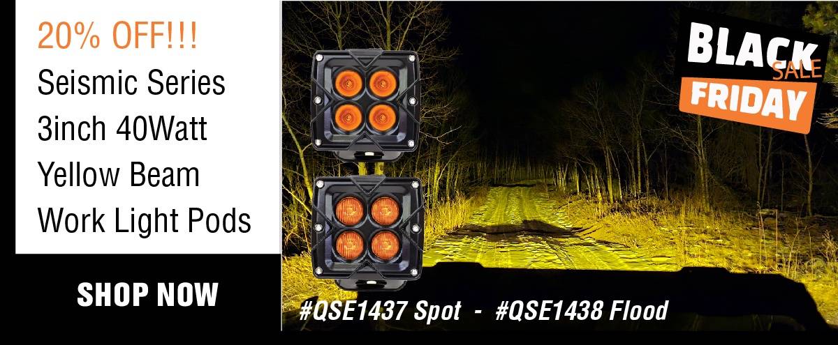 Jeep Gladiator Quake LED's Weeklong Black Friday 20% Off Super SALE is Live TODAY! BF24_Email Products-132