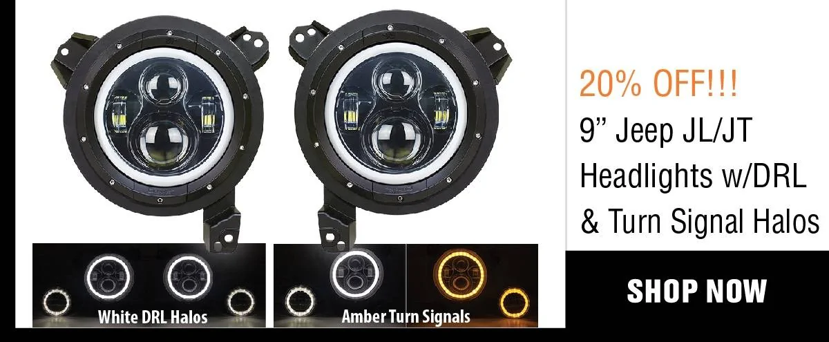 Jeep Gladiator Quake LED's Weeklong Black Friday 20% Off Super SALE is Live TODAY! BF24_Email Products-12