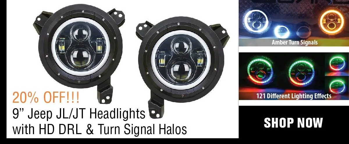 Jeep Gladiator Quake LED's Weeklong Black Friday 20% Off Super SALE is Live TODAY! BF24_Email Products-21