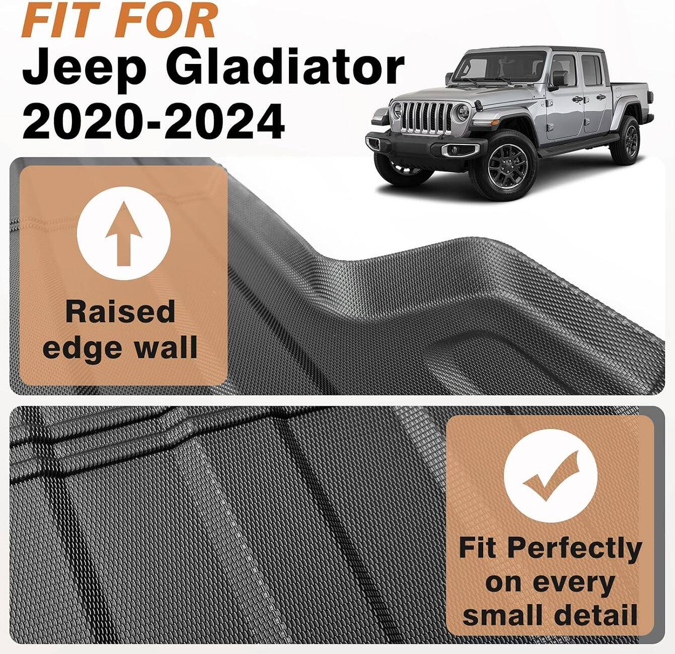 Jeep Gladiator Black Friday Exclusive: 10% Off TripleAliners Gladiator Floor Mats & Bed Mats!🚗🎁 1732891168484-xu