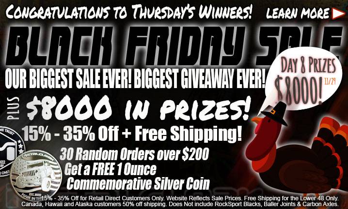 Jeep Gladiator Biggest. Sale. Ever. 15% - 35% Off + Thousands of $$ in Giveaways! Large-Sales-Block-BlackFriday-Day8-Mobile