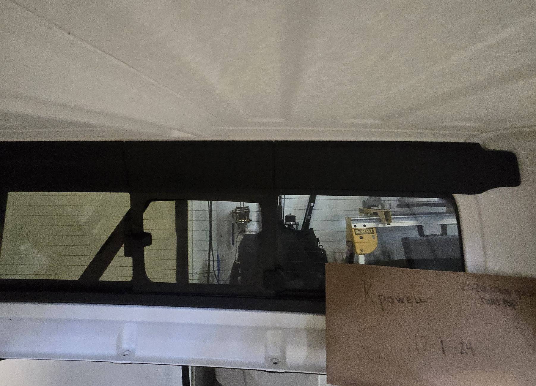 Jeep Gladiator 2020 Jeep Gladiator Hard Top White 3pc. with Bag Top underside