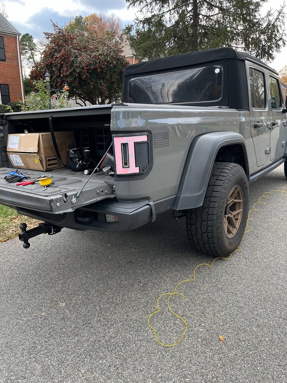 Jeep Gladiator Building my own flush tail lights IMG_6035
