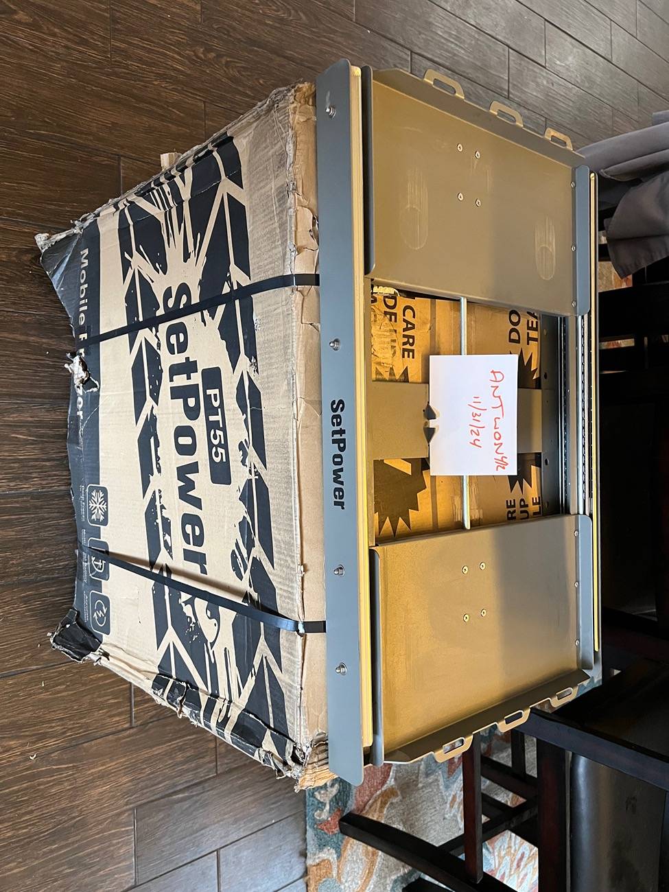 Jeep Gladiator Brand new SetPower 58qt dual zone fridge/freezer & slider LOWERED PRICE IMG_6077