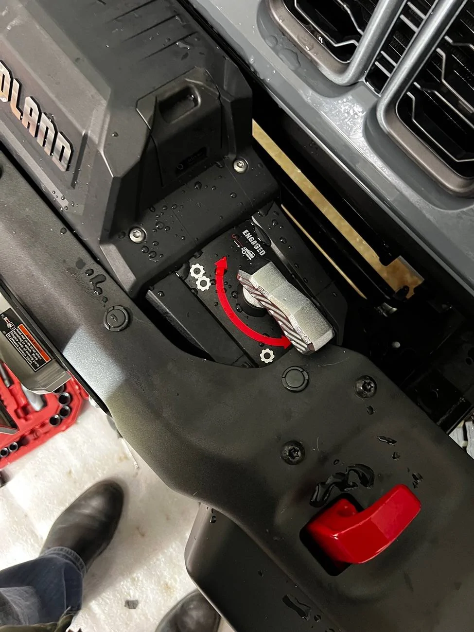 Jeep Gladiator Badland Apex 12,000 lb. Winch installed IMG_6640