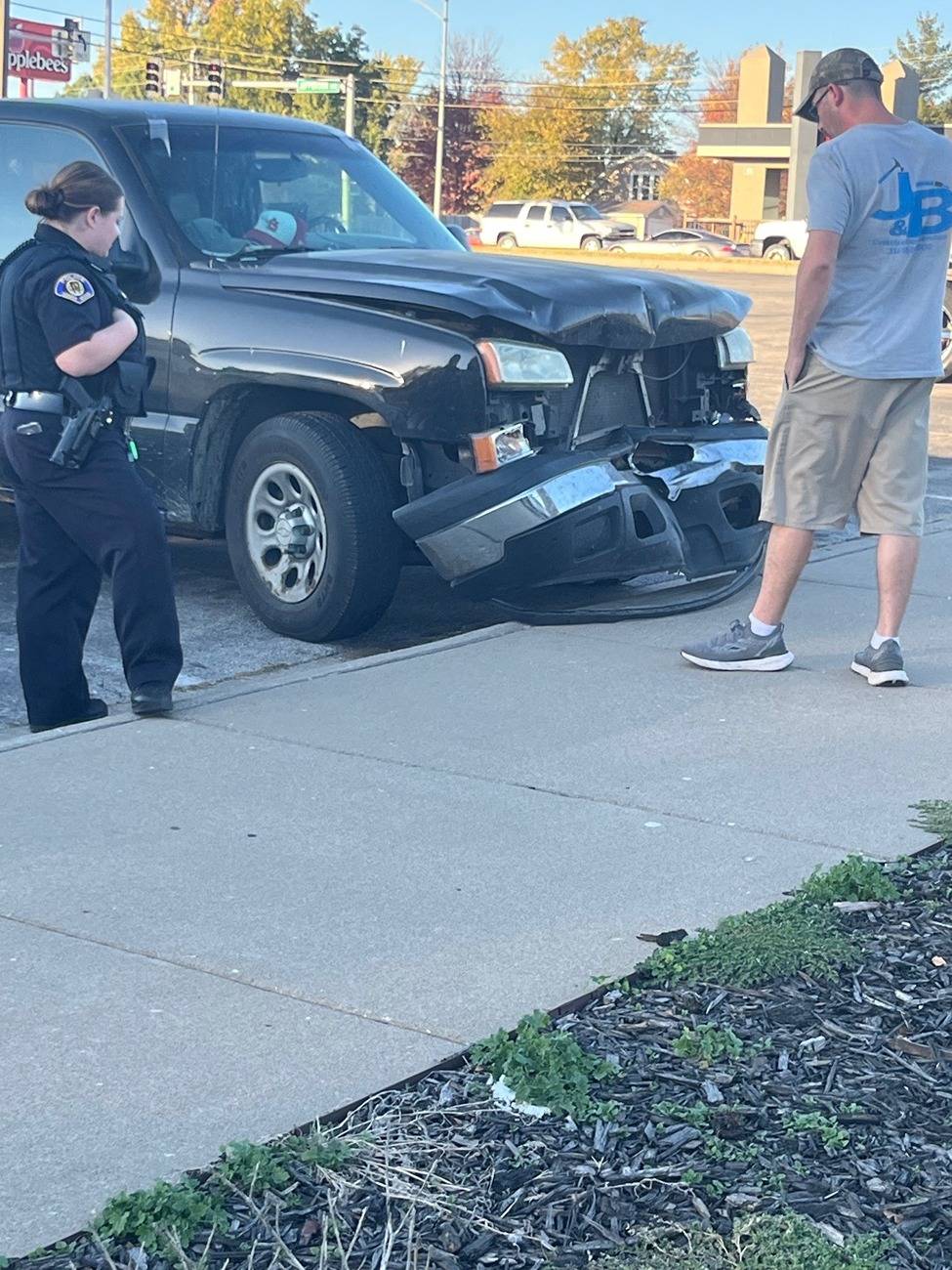 Jeep Gladiator Was rear ended this morning accident 2
