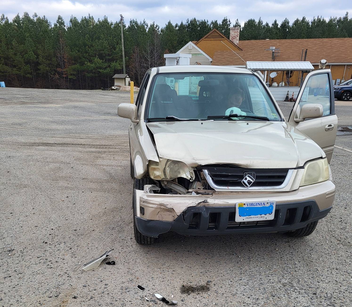 Jeep Gladiator The Gladiator got rear-ended CRV damage