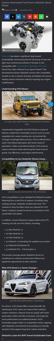 Jeep Gladiator Green HVO fuel allowed in EU Screenshot_20241205-144021