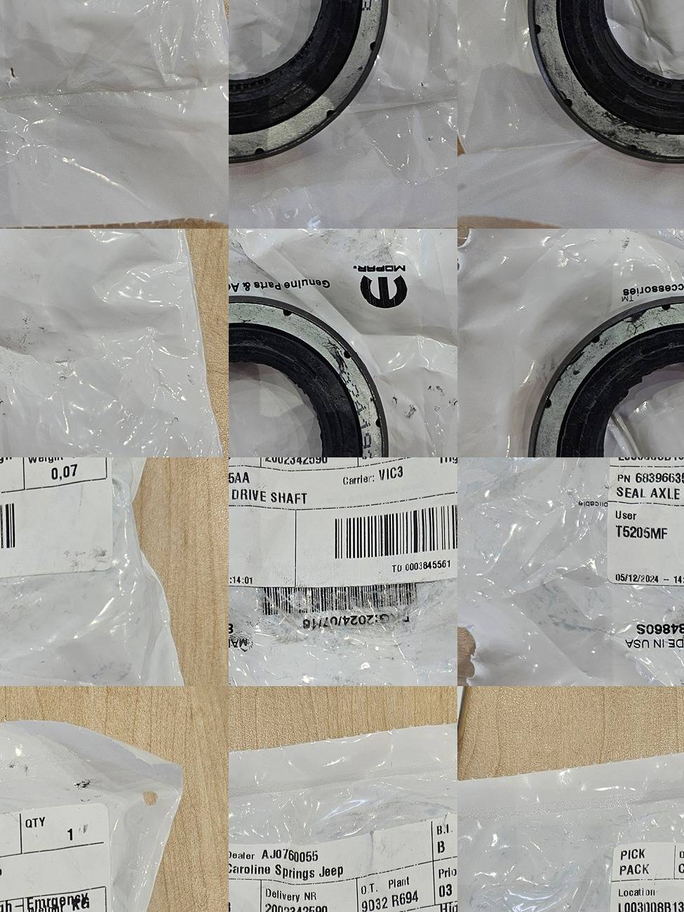 Jeep Gladiator Is there an OUTER axle tube seal kit for 2022 JT? 20241206_143202