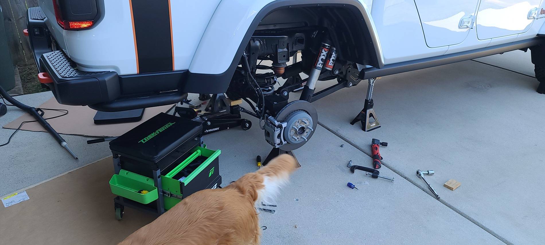 Jeep Gladiator Pics of you working on your rides 20241012_153440