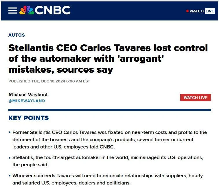 Jeep Gladiator Stellantis CEO Carlos Tavares resigns 1733854794947-w4