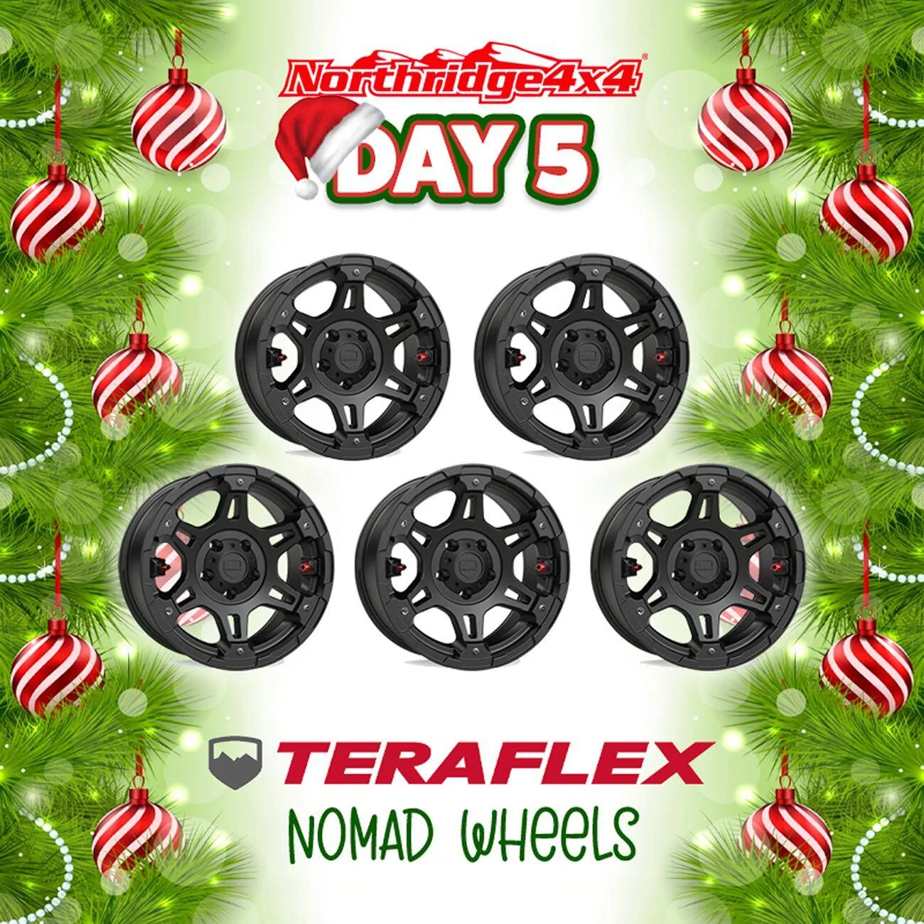 Jeep Gladiator 12 Days of Christmas Giveaway at Northridge4x4! - 2024 Day-5---TeraFlex-12Days24Social-1