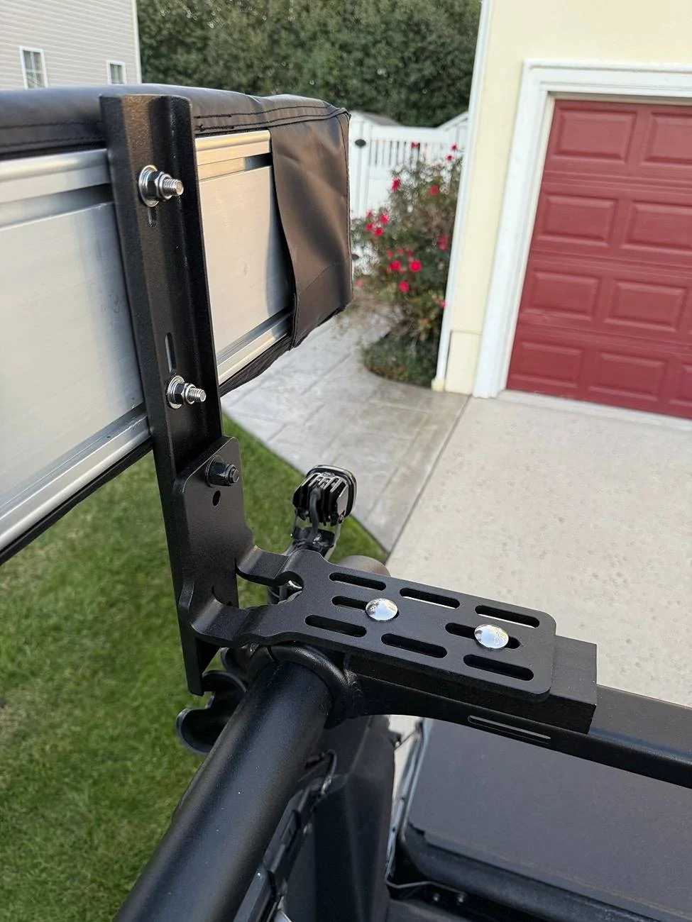 Jeep Gladiator 270 Awning on Adventure Rack Systems BakPak Rack 3