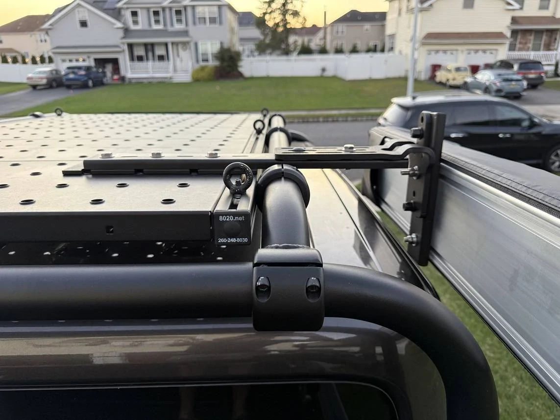 Jeep Gladiator 270 Awning on Adventure Rack Systems BakPak Rack 6