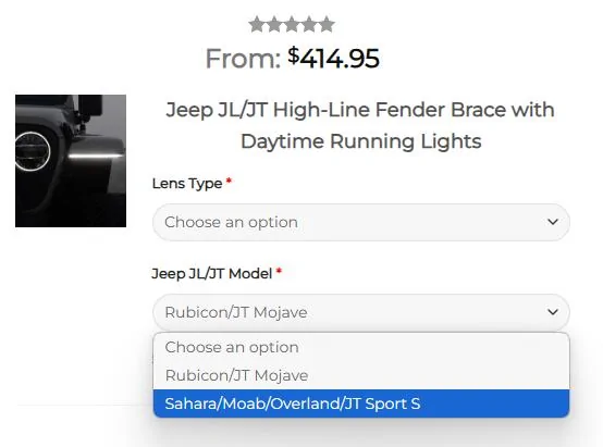 Jeep Gladiator I know this is covered somewhere... Fender differences? 1734367767674-ki