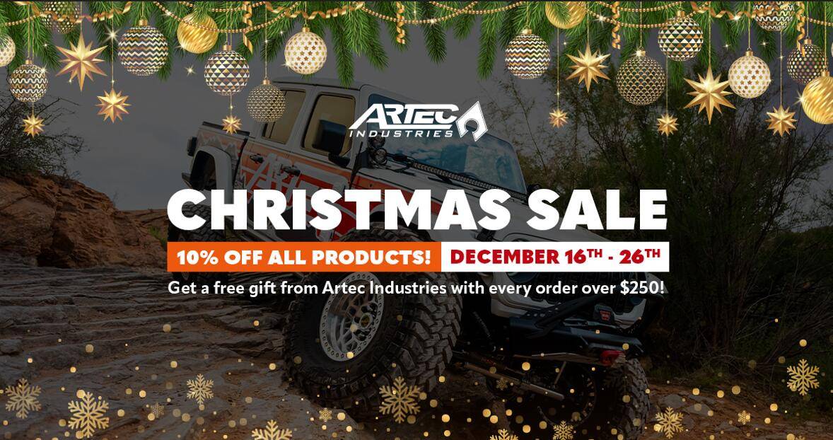 Jeep Gladiator 🎄 Artec Industries Christmas Sale: 10% Off + Free Gift! 🎁 1734373596987-pk