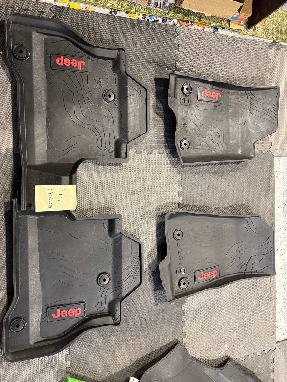 Jeep Gladiator MOPAR Gladiator all weather floor mats $80 IMG_3904