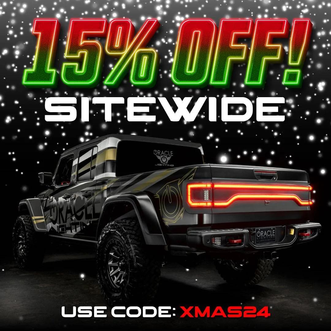Jeep Gladiator Light Up the Holidays with 15% OFF Sitewide! xmas-jtsocial