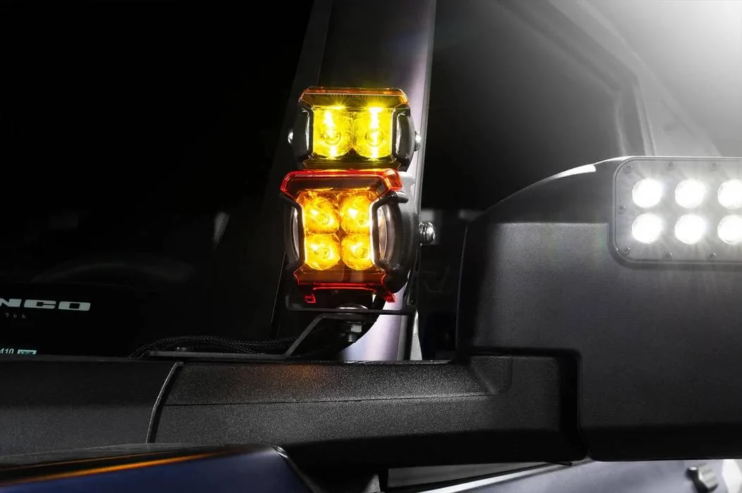 Jeep Gladiator Product of the Week: ORACLE Lighting VEGA Series Pod Lights VEGASeriesLensCoversDetail2_1054x700