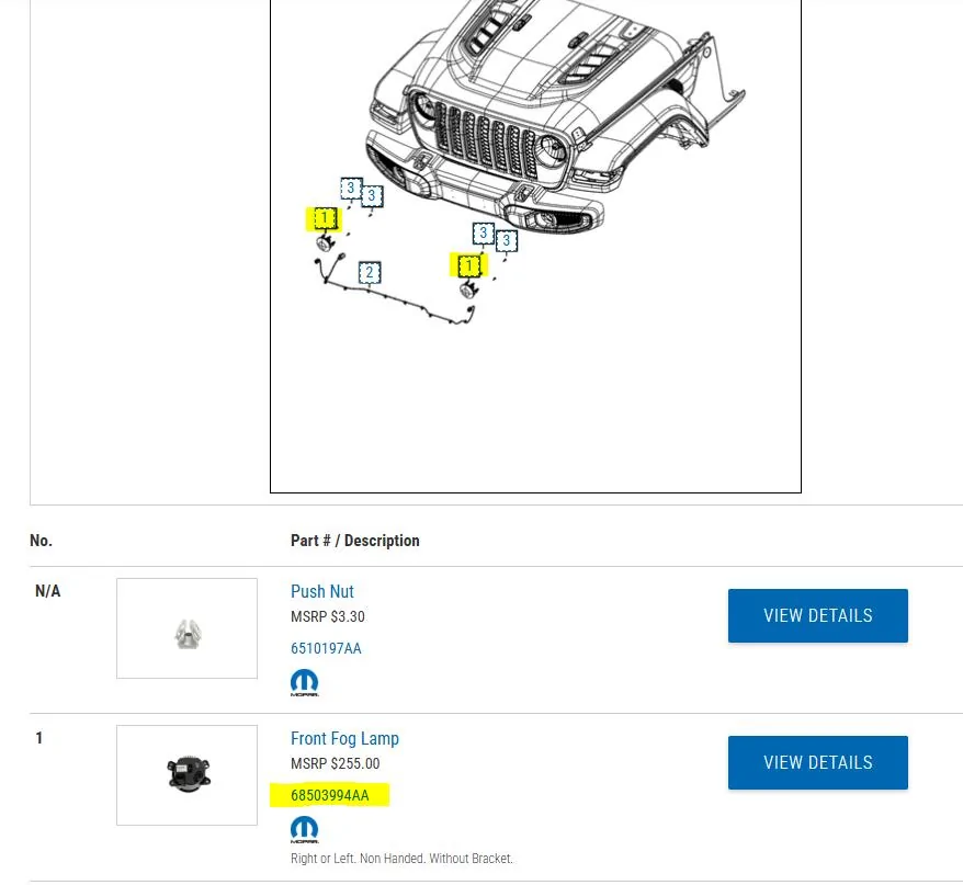 Jeep Gladiator Parts assist please ! 1734714158408-rk