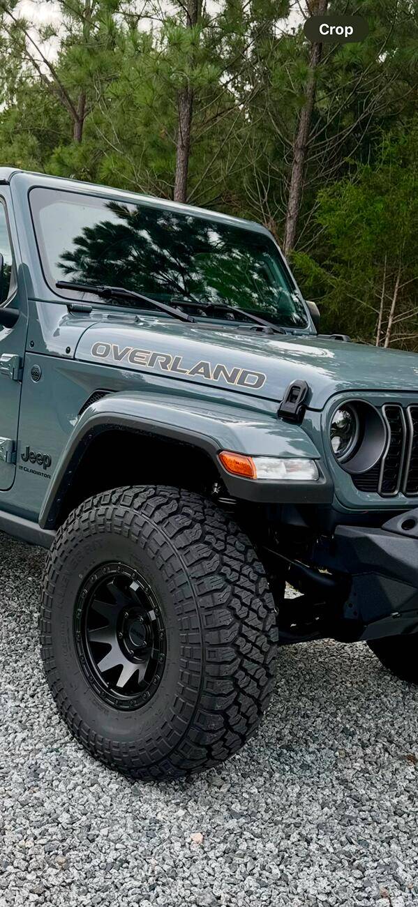 Jeep Gladiator Overland hood decal IMG_0311