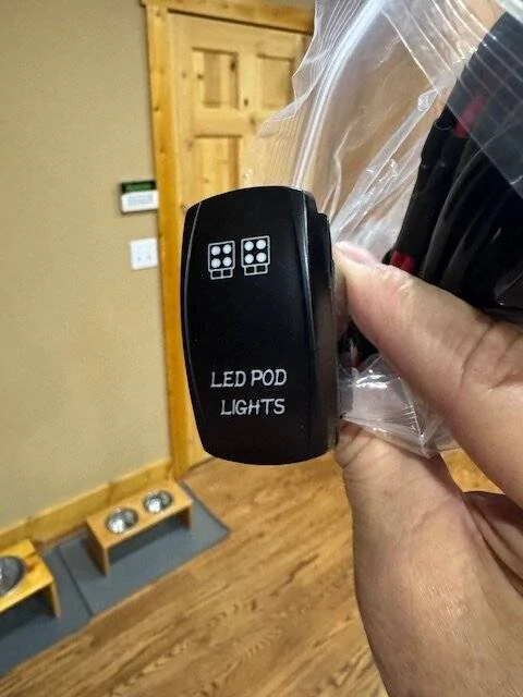 Jeep Gladiator Where to mount Nilight pod light switch IMG_8865