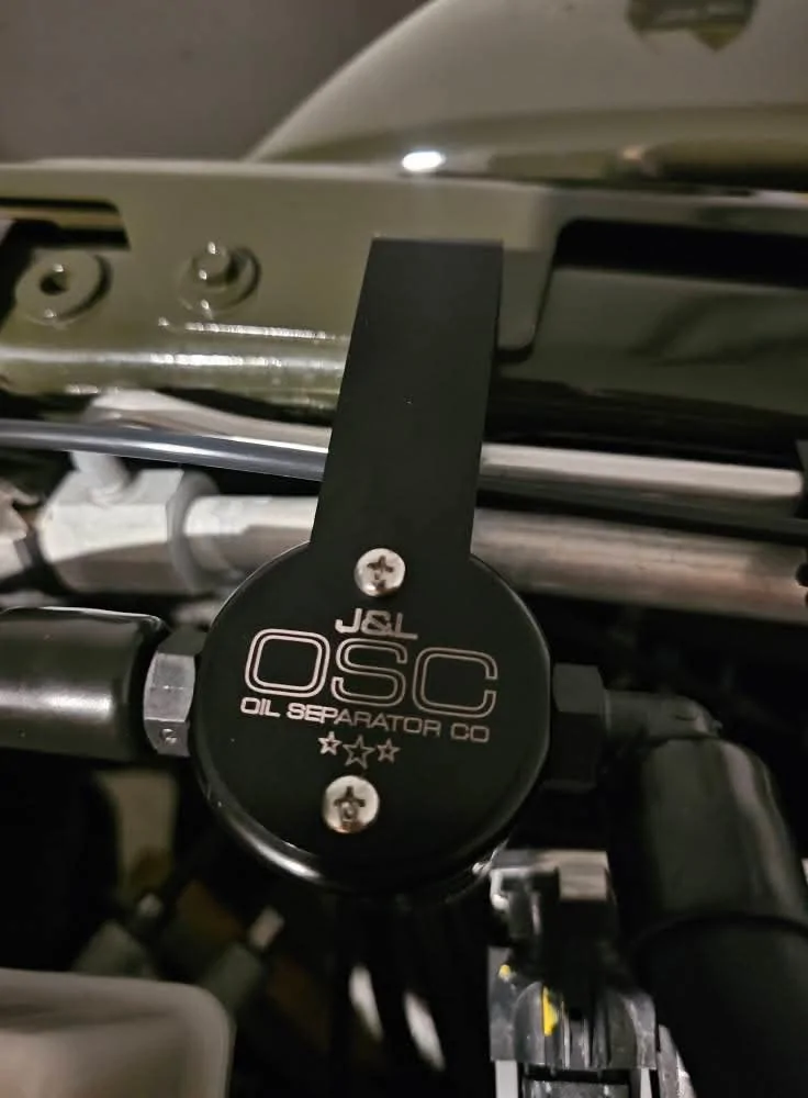 Jeep Gladiator Installed oil catch can. FB_IMG_1734773699853