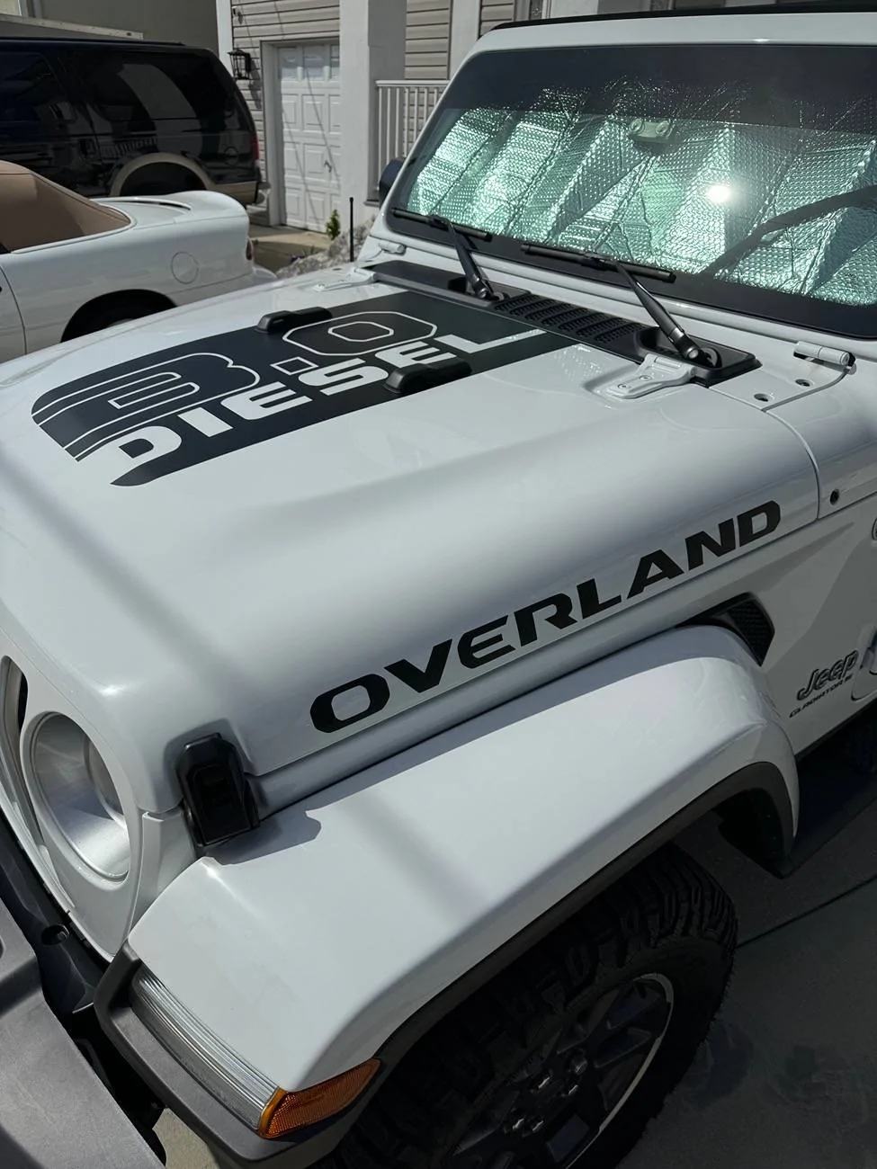 Jeep Gladiator Overland hood decal IMG_1293