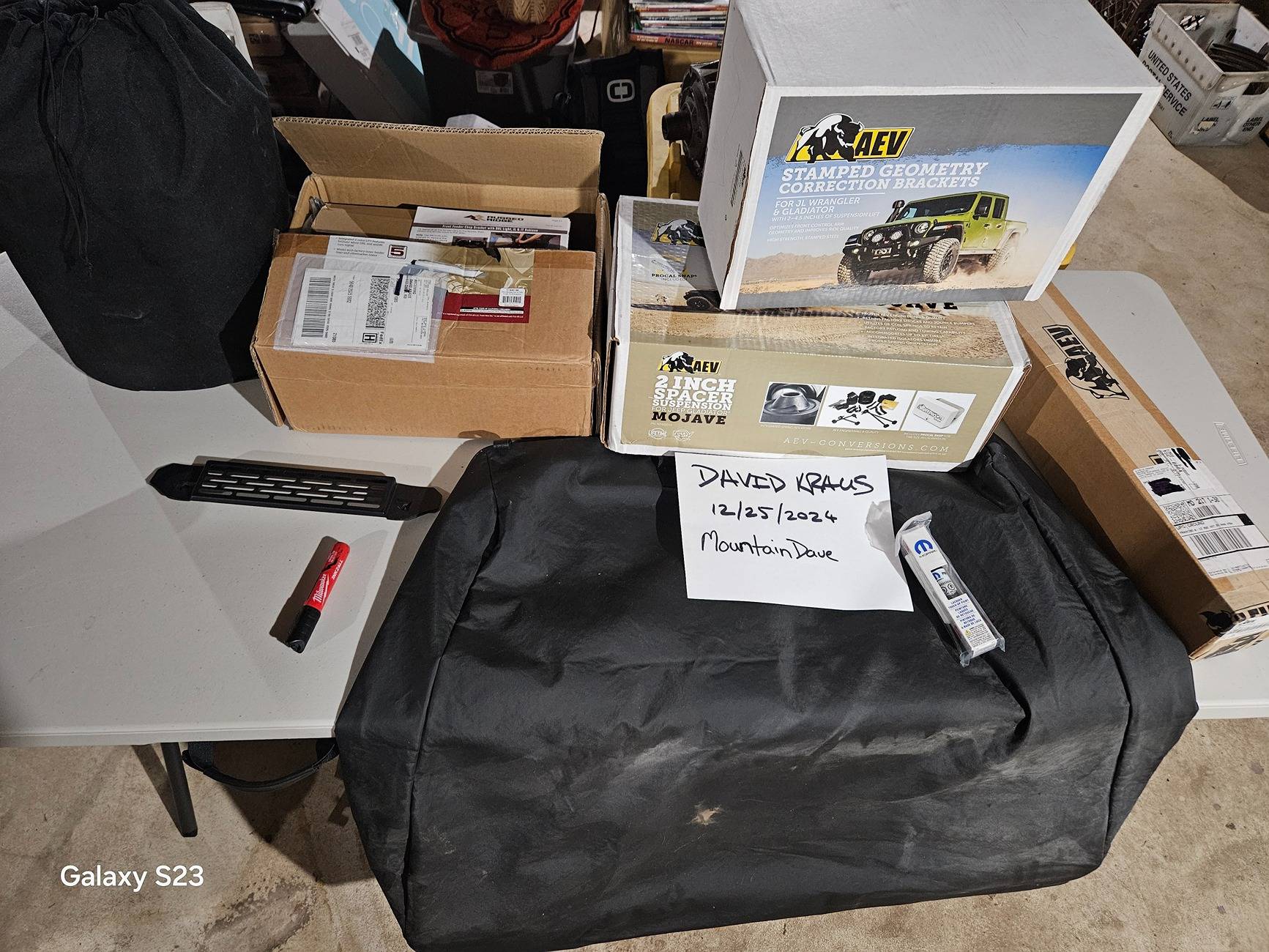 Jeep Gladiator RainGear Cover/Rugged Ridge Signals / Freedom Top Storage Bags 1000000589