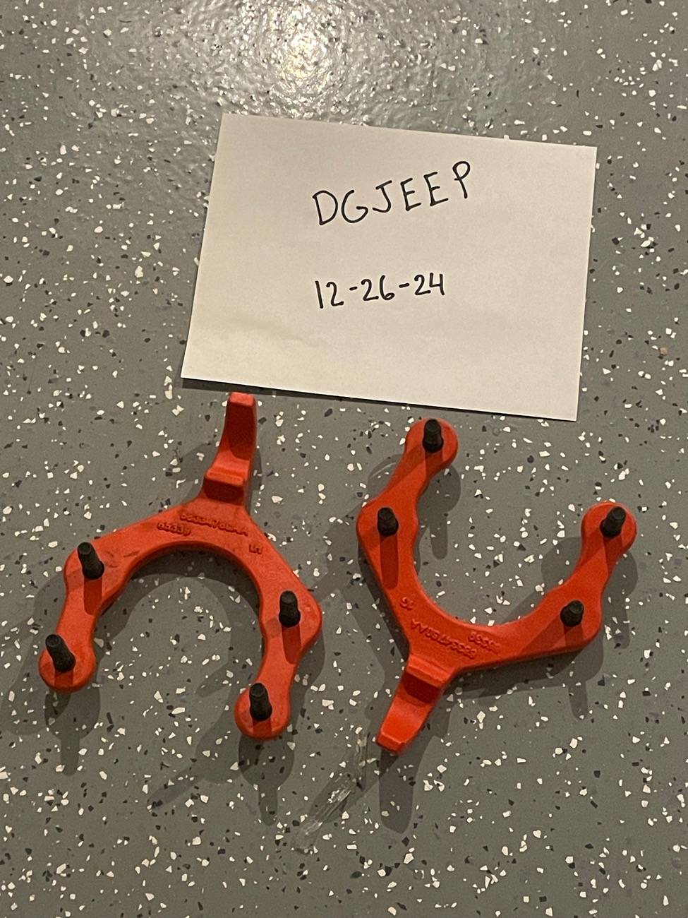 Jeep Gladiator FS: Mojave Orange Tow Hooks IMG_8492