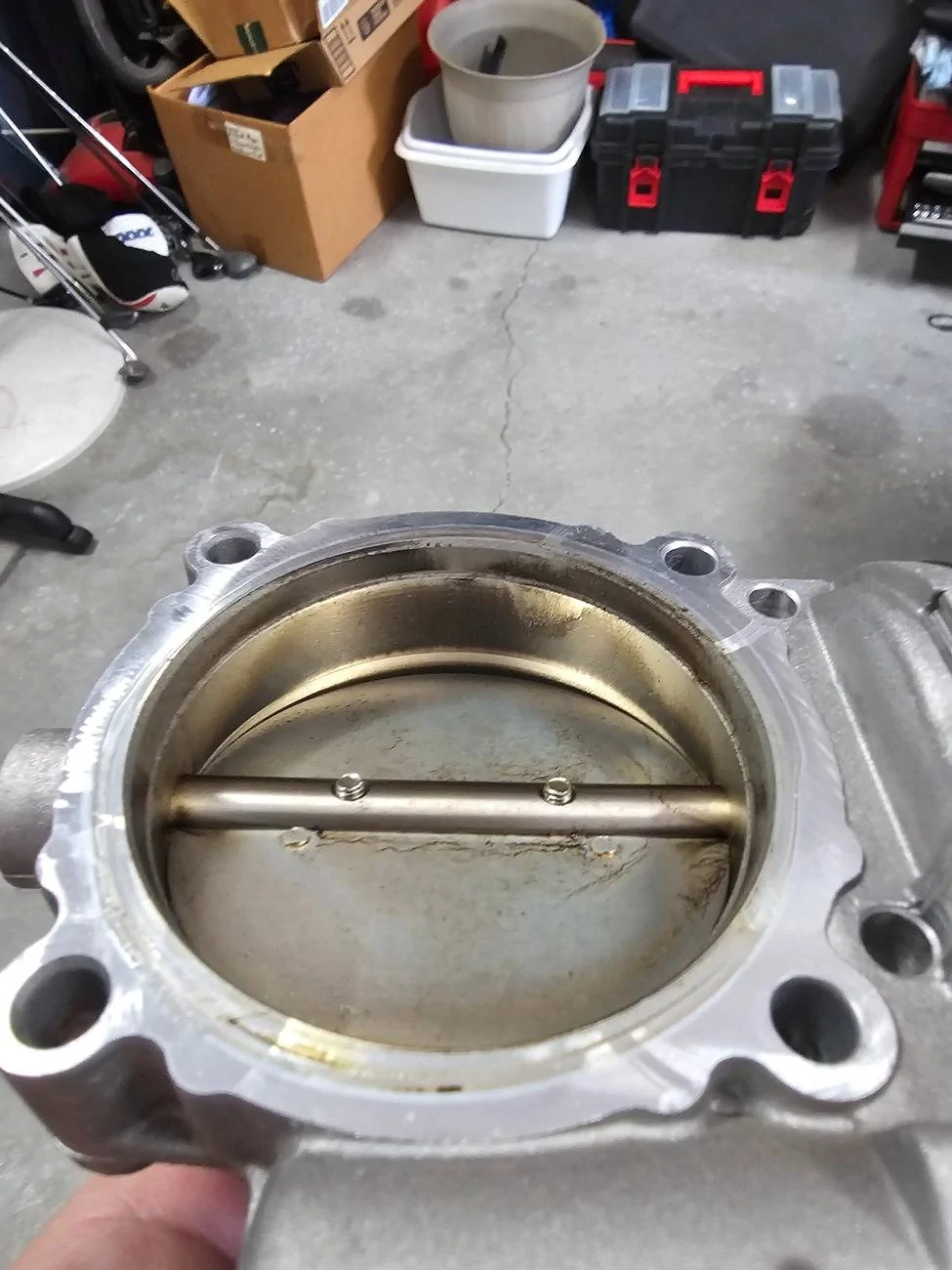 Jeep Gladiator Rough then smooth(ish) idle after startup 20241227_114241