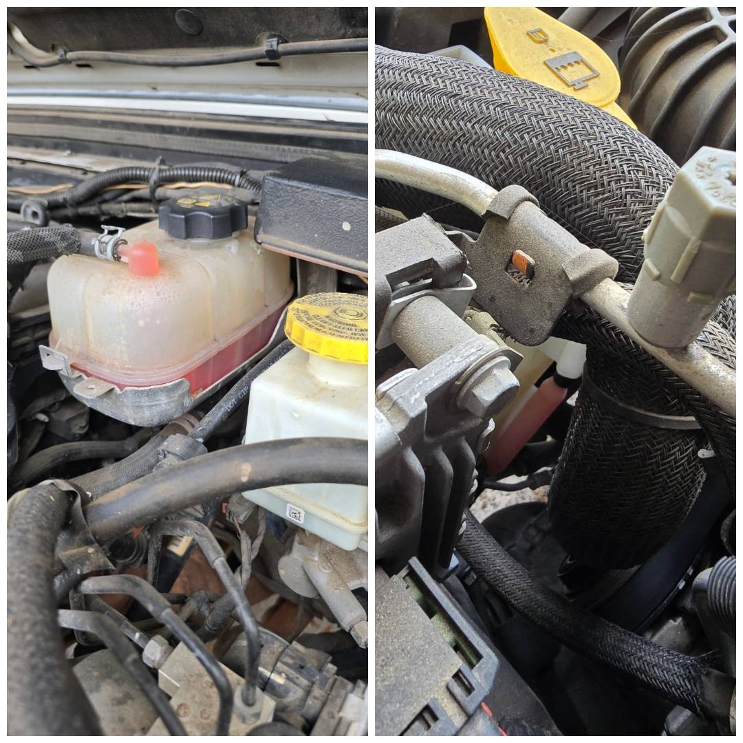 Jeep Gladiator Leaking Green Fluid on Passenger Shock Mount 1000000991