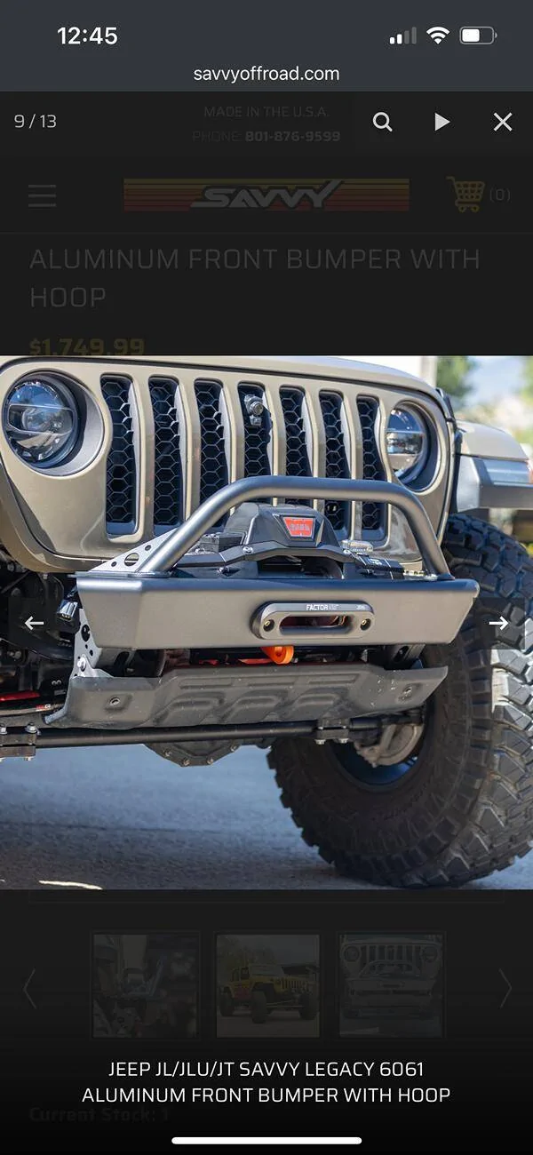 Jeep Gladiator Aluminum Front Bumpers IMG_2200