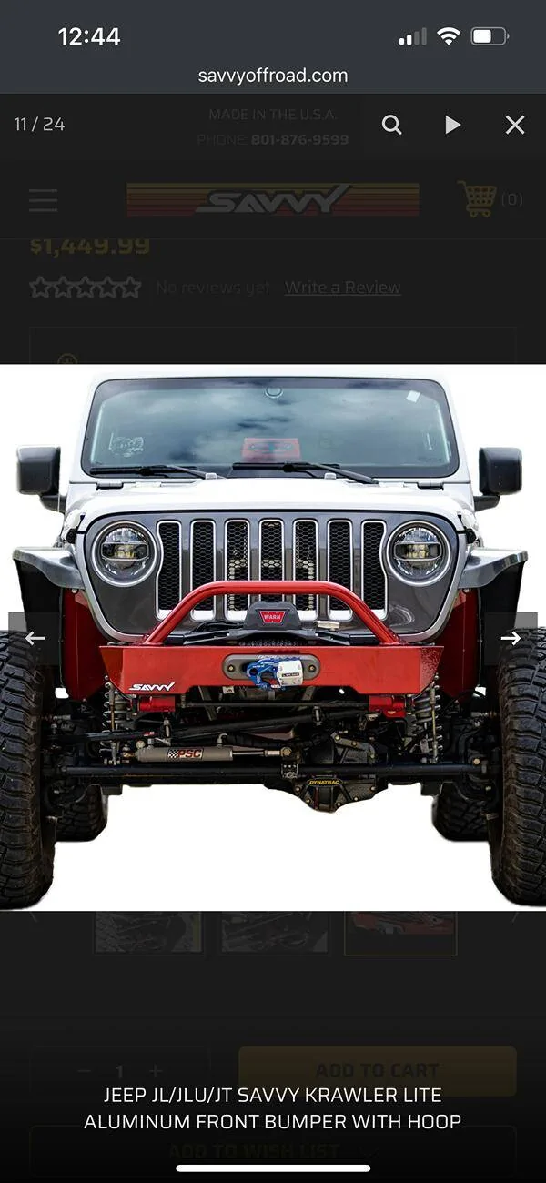Jeep Gladiator Aluminum Front Bumpers IMG_2199