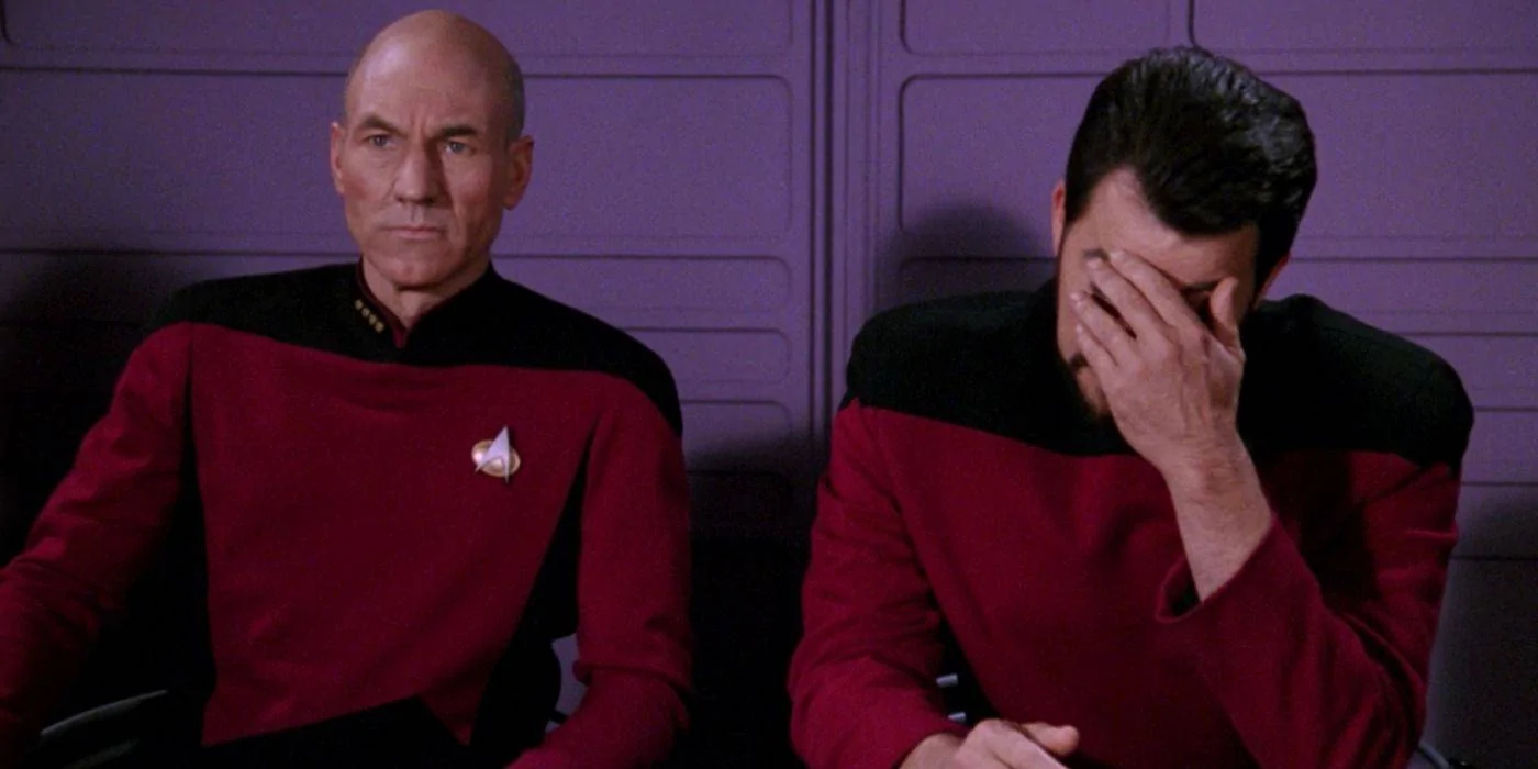 Jeep Gladiator Red light drag race ek-tng-matter-of-perspective-picard-riker-facepalm