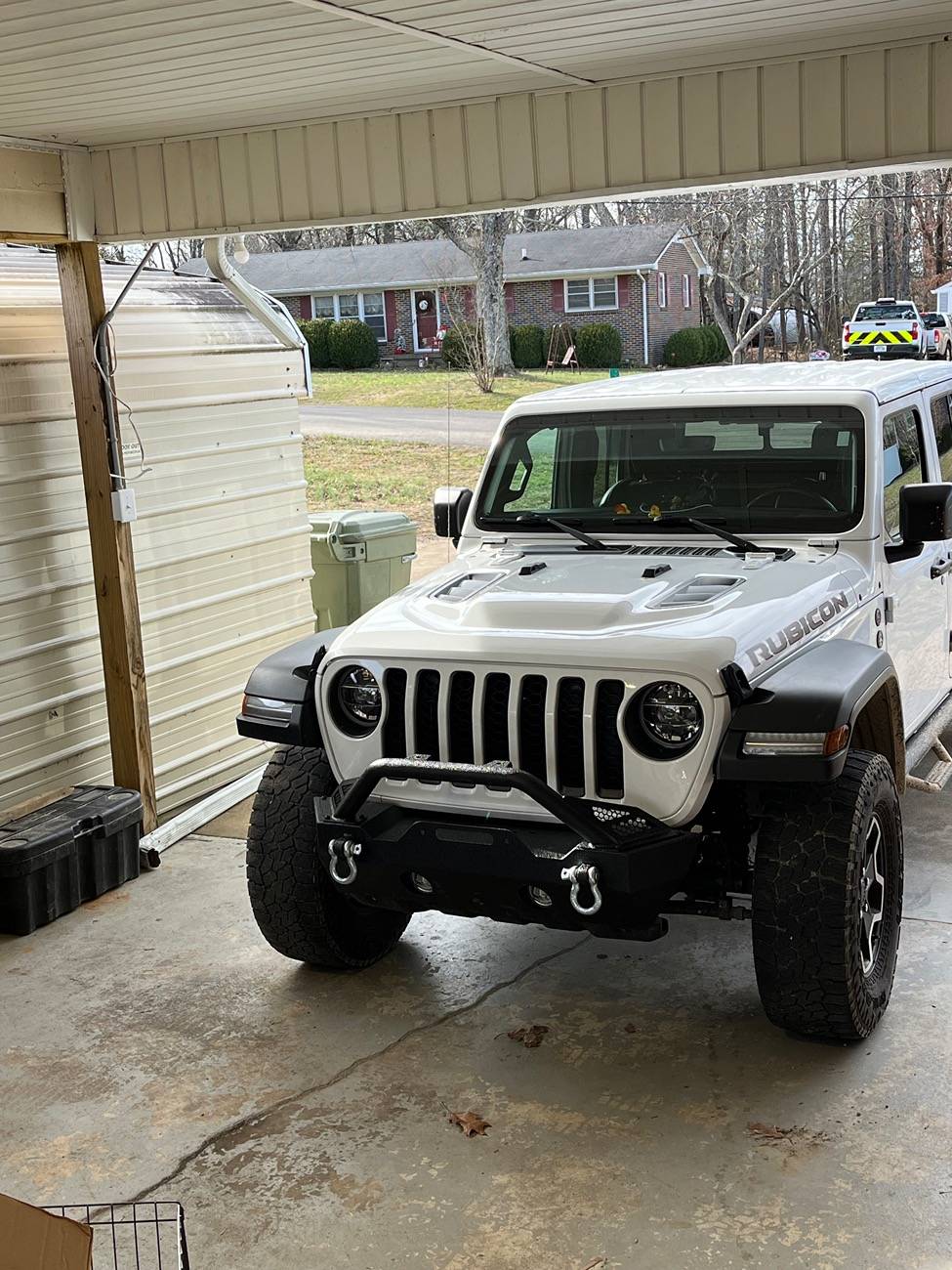 Jeep Gladiator Got my winch installed on my steel winch bumper this week. 👍 IMG_3159