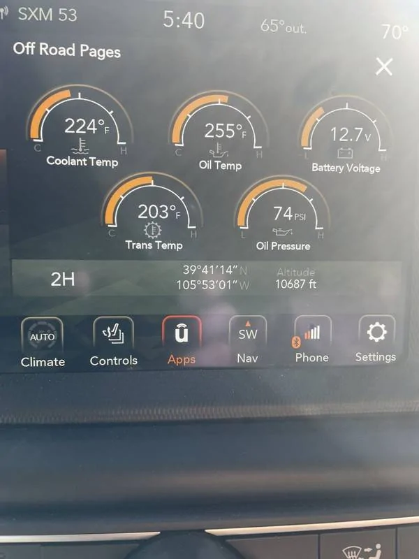 Jeep Gladiator Towmater build gauges