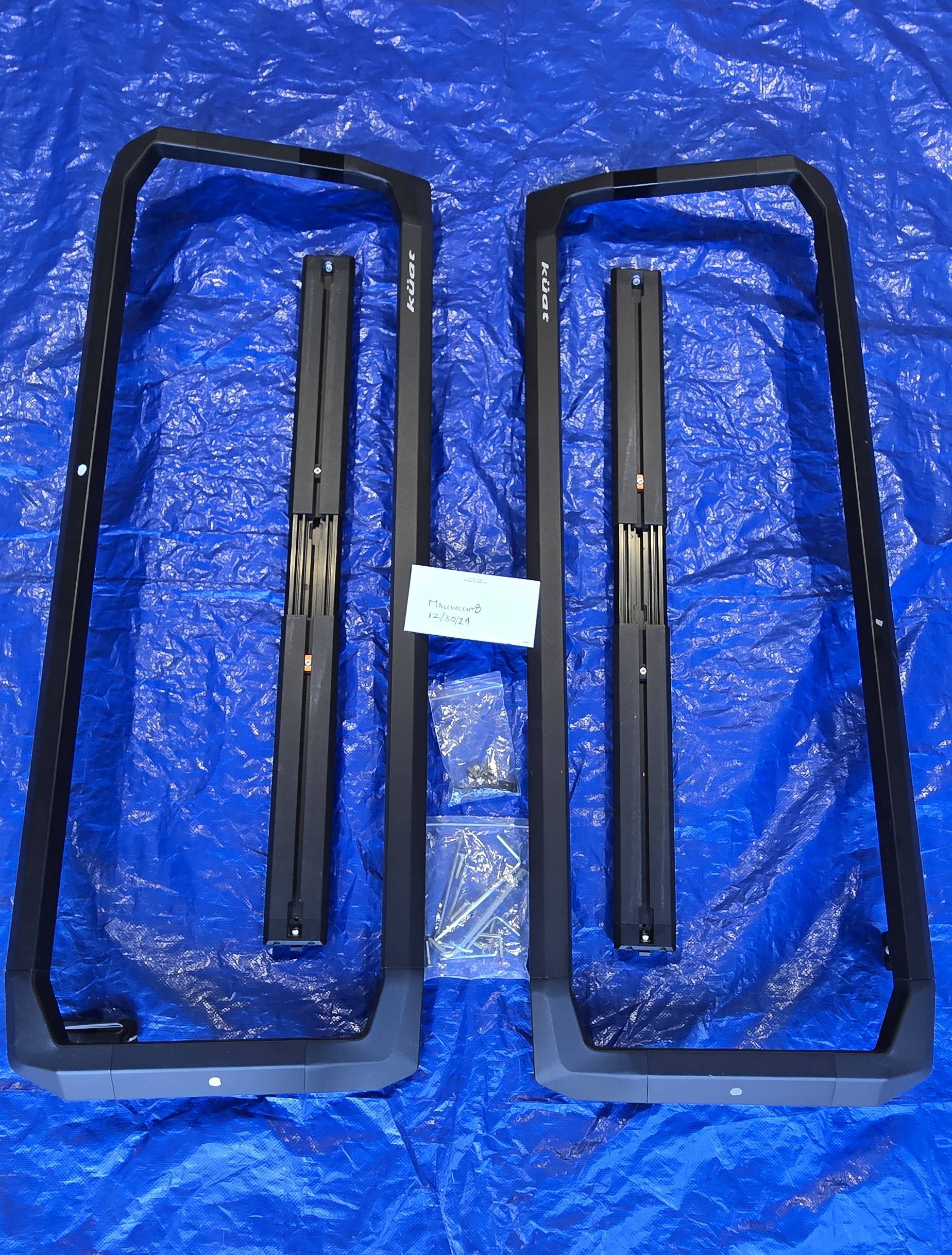 Jeep Gladiator Kuat Ibex Rack with Trail Rails mounting clamps - $1000 20241230_154035