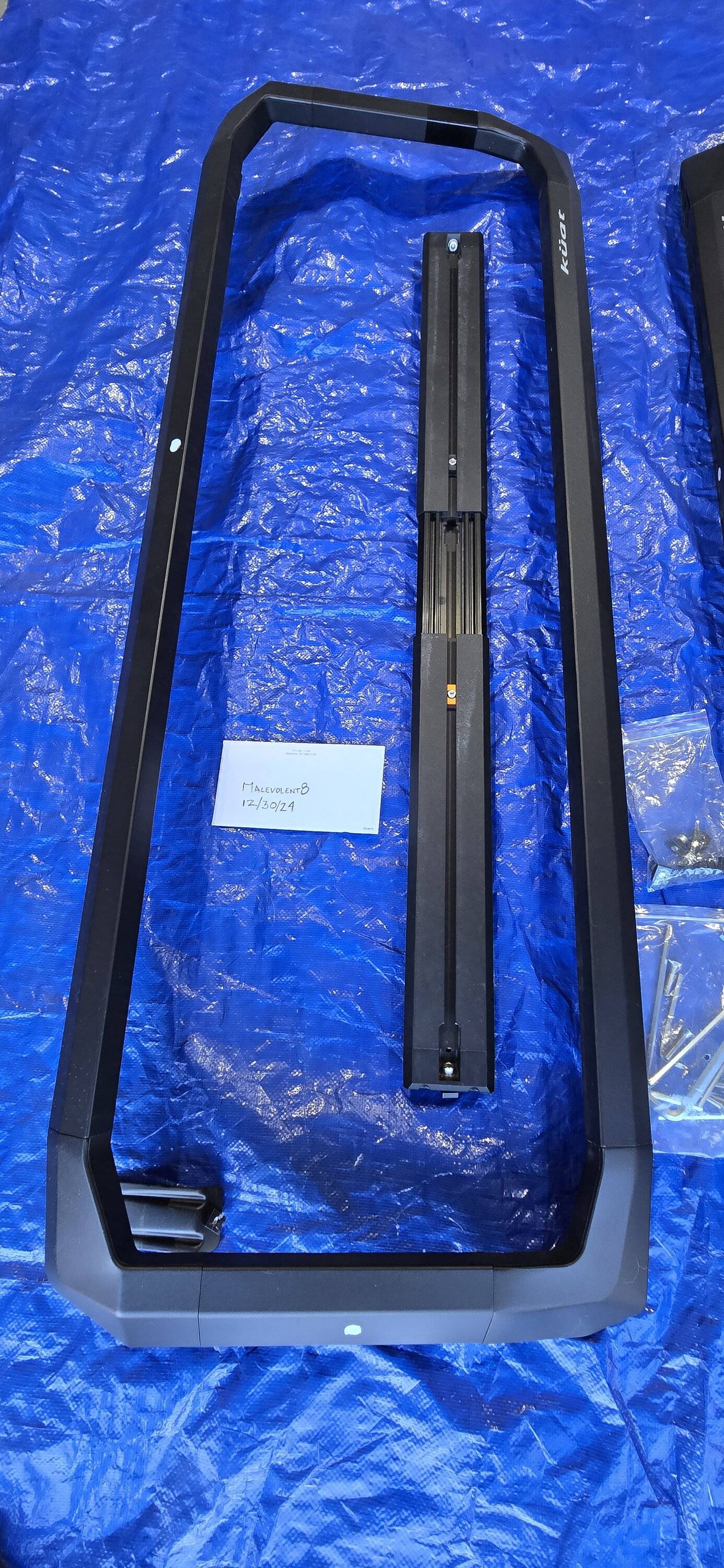 Jeep Gladiator Kuat Ibex Rack with Trail Rails mounting clamps - $1000 20241230_154109