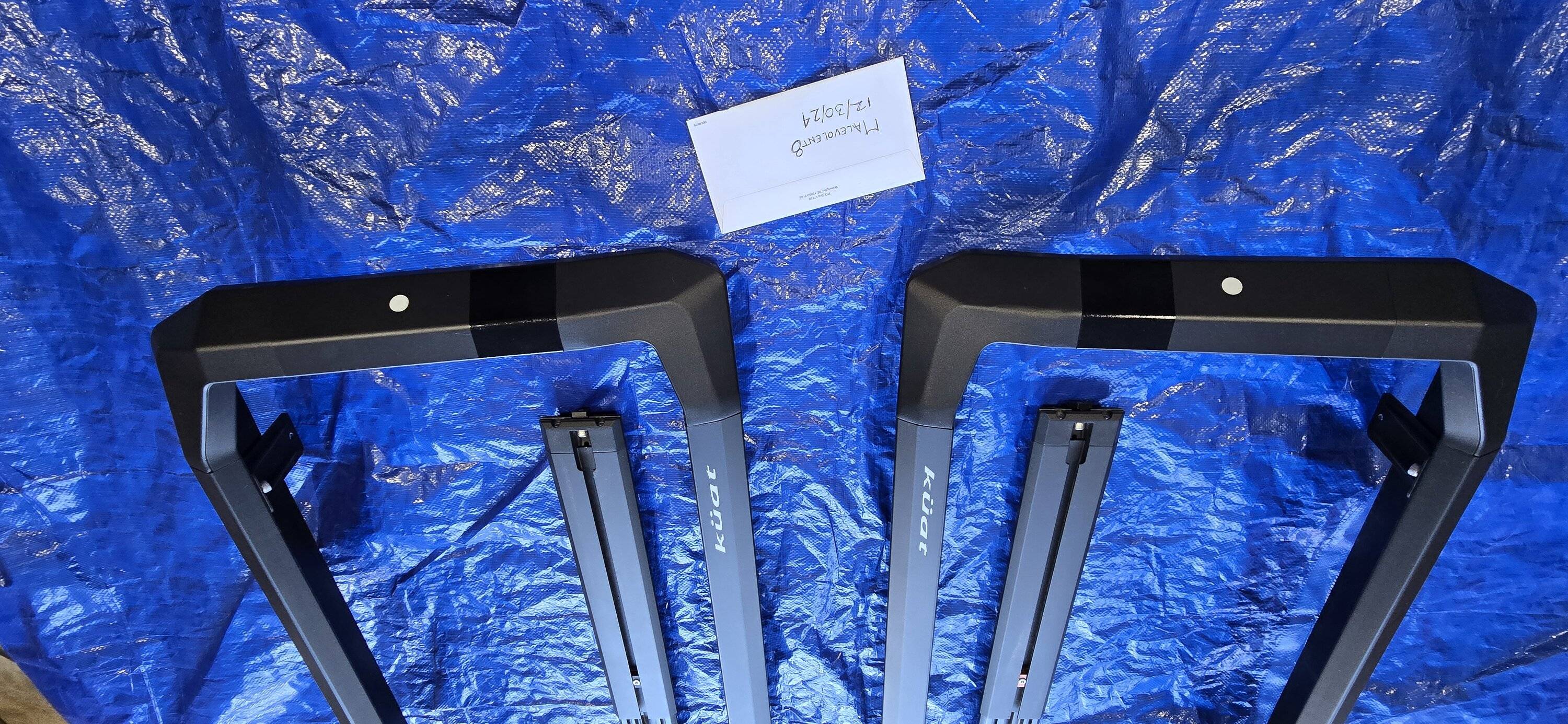 Jeep Gladiator Kuat Ibex Rack with Trail Rails mounting clamps - $1000 20241230_154149
