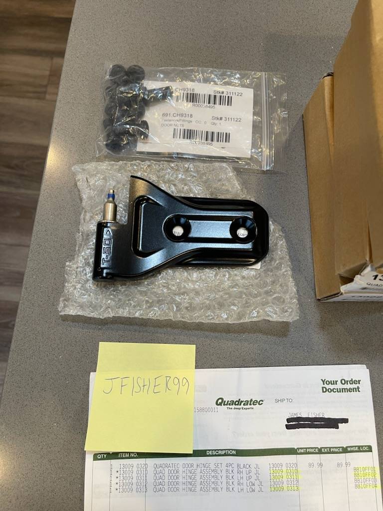 Jeep Gladiator For Sale: Jeep JL / JT door hinge set - brand new IMG_6205