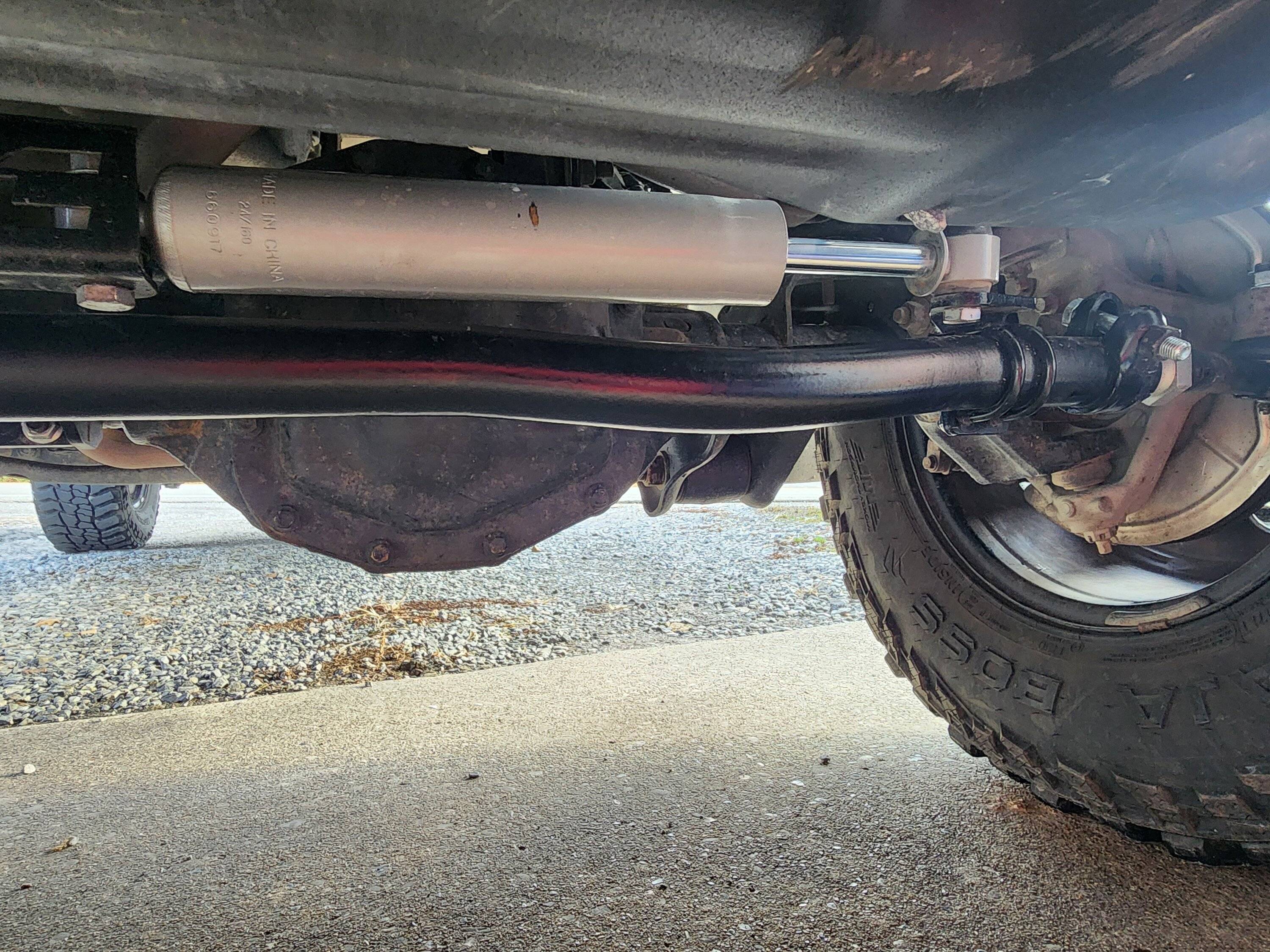 Jeep Gladiator Rock Jock tie rod bar 20250102_151254