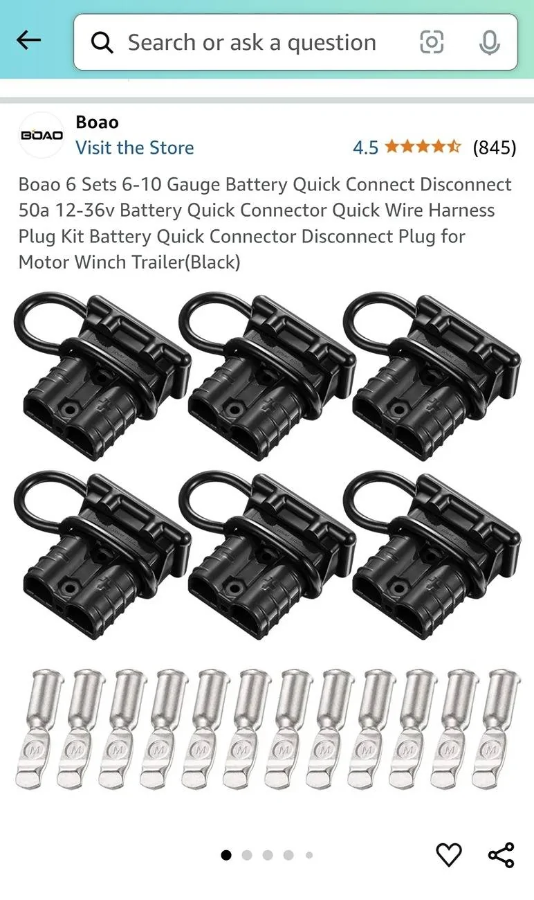 Jeep Gladiator Wire gauge and fuse size help Screenshot_20250102_193255_Amazon Shopping