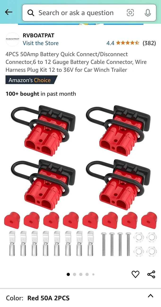 Jeep Gladiator Wire gauge and fuse size help Screenshot_20250102_193458_Amazon Shopping