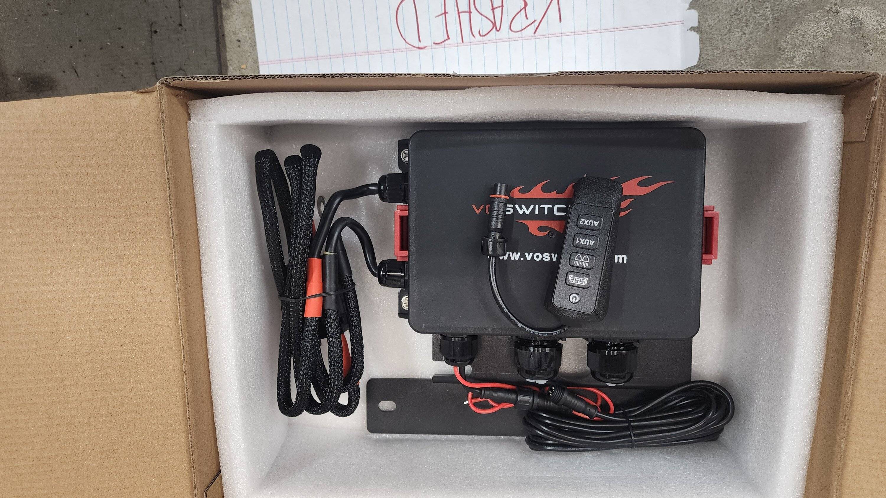 Jeep Gladiator Voswitch JL400 Grab Handle Switch Panel - NEW 20250103_114418