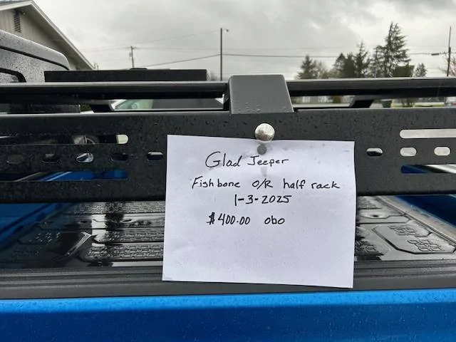 Jeep Gladiator F/S Fishbone O/R half Rack  $400.00 IMG_3300