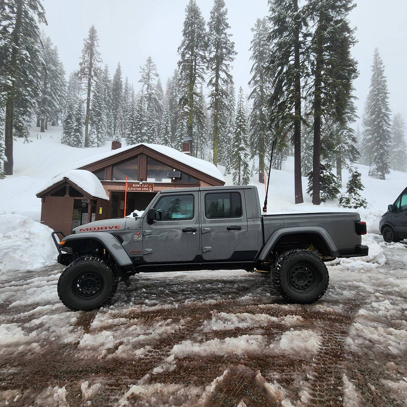 Jeep Gladiator 3.5" lift on 35's photos if you have a lift or something close. 20241228_121844